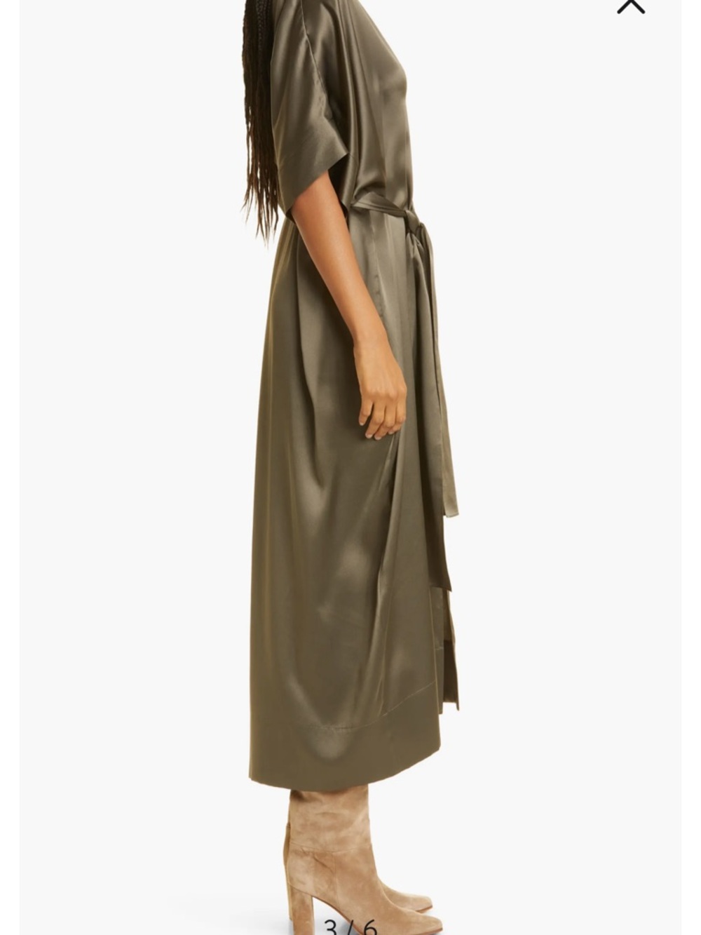 Careste Talitha Silk Caftan Dress - Picture 6 of 7
